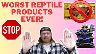 DONT BUY THESE REPTILE PRODUCTS Top 10 Worst Products For Your Reptiles [upl. by Delogu250]