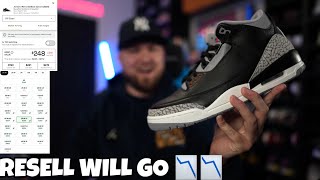 DO NOT BUY THE 2024 JORDAN 3 quotBLACK CEMENTquot JUST YET THE RESELL PRICES ARE ABOUT TO GO WAY DOWN [upl. by Lambrecht]