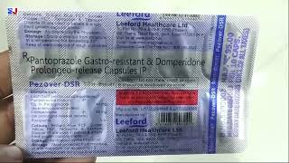 Pezover DSR Capsule  Pantoprazole amp Domperidone Capsules  Pezover DSR Capsule Uses Side effects [upl. by Franza195]