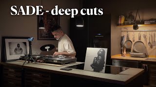 SADE  deep cuts Vinyl Mix chill amp relax late night smooth jazz set with Ameritaner [upl. by Zinah]