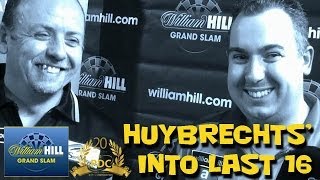 The Huybrechts brothers into last 16 at the William Hill Grand Slam of Darts [upl. by Beacham]