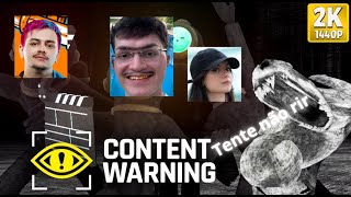 CAIOX JOGANDO CONTENT WARNING 01 MELHORES MOMENTOS [upl. by Puto230]