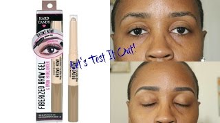 Hard Candy Fiberized Brow Gel ReviewDemo [upl. by Neyuq294]