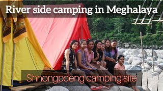 Shnongpdeng camping site meghalayadawki umngotriver [upl. by Oninrutas532]