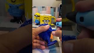 Art and Craft pt 2  3d pen monster  3dprinting 3danimation artandcraft art creative [upl. by Laniger]