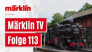 Märklin TV  Folge 113  Anlage im Märklineum  Museumswagen 2022  Besuch der RhB  Drehscheibe [upl. by Messab]