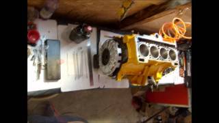 Engine Rebuild  ARO SpartanaRenault 12 Engine Build Time Lapse [upl. by Kanya]