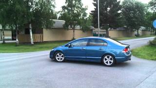 Honda Civic FD2 Eibach sportline [upl. by Niar476]