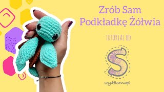 Zrób Sam na szydełku ☆ Żółwik Podkładka ☆ tutorial krok po kroku [upl. by Affay]