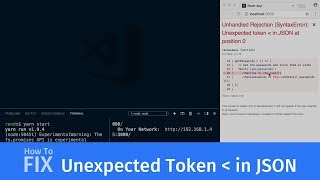 How to fix Unexpected Token in JSON error for web developers [upl. by Yurik]