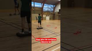 Feinte  débordement exercice handball [upl. by Aubreir]