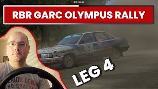 RBR GARC Olympus Rally 2024 w Audi 200 Quattro Group A8  Leg 4  Rally Sim Fans [upl. by Odranoel]