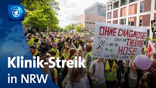 Streiks wegen Personalmangel in Unikliniken [upl. by Ainesej]