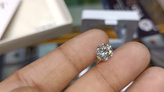 Moissanite Diamond SUBSTITUTE  Colour  DVVS1 Super Quality with Govt Lab report  💎PAUL GEMS💎 [upl. by Nerhe22]