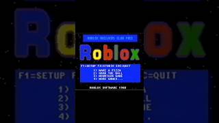 Así se vería Roblox en 1988 shorts roblox [upl. by Etnomaj837]