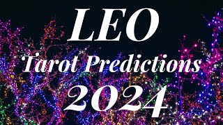 LEO Tarot 2024 Predictions—Expect major transformation this year❤️💰🌎 [upl. by Ivzt]