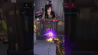 my Ana vs Tracer 😁👍 gg [upl. by Erdnaed]