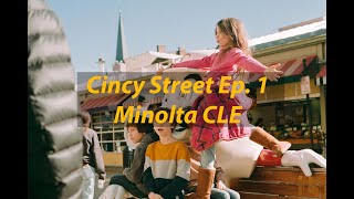 Cincinnati Street Photography POV with the Minolta CLE [upl. by Lemart]