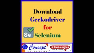 How to Download Geckodriver for Selenium  Windows 10 [upl. by Walke]