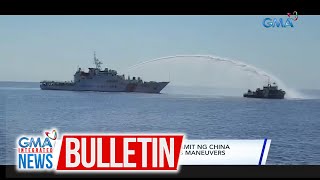 G7 leaders nababahala sa paggamit ng China ng water cannons at  GMA Integrated News Bulletin [upl. by Iloj]