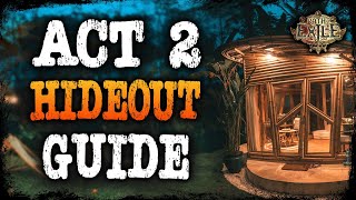 How to unlock the Hideout and how to use it  Path of Exile MitM 7 [upl. by Lilhak133]