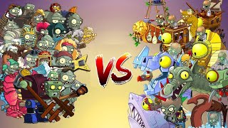 Plants vs Zombies 2 MOD Challenge  All Gargantuars vs All Zomboss [upl. by Nalac]