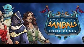 Swords and Sandals Immortals  Trying out a DPS build D [upl. by Adnirolc]