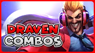 DRAVEN COMBO GUIDE  How to Play Draven Season 13  Bav Bros [upl. by Llamaj]