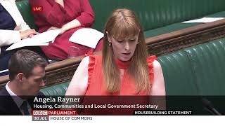 Angela Rayner says ANYONE illegals can have new council house 30July24 [upl. by Annaek]