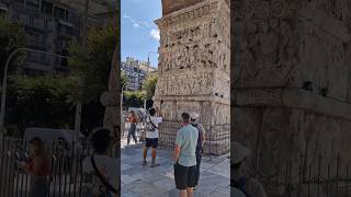 Exploring the Arch of Galerius in Thessaloniki Greece  History Unveiled history thessaloniki [upl. by Ahsii]