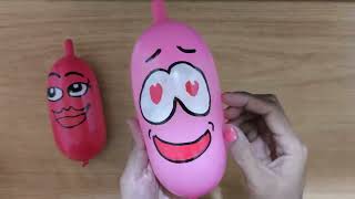 Balloon Slime Compilation  Making Slime With Balloons Tutorial  Balloon Popping 101 [upl. by Eustace]