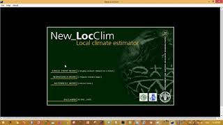 local climate estimater New LocClim in CROPWAT and other format  step by step explained [upl. by Agni]