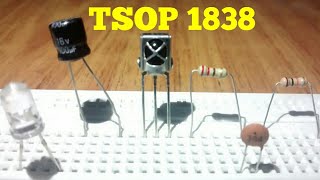 HOW TO MAKE A CIRCUIT USING TSOP1838  REMOTE CHECKING CIRCUIT [upl. by Myra]