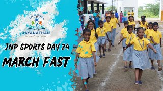 JNP School Sports Day  March Fast 2024 [upl. by Drooff]