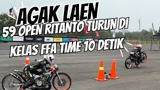 MESIN 59 OPEN RIYANTO BEKAS BALAP DI FILIPIN LANGSUNG TURUN DI KELAS FFA 2 TAK [upl. by Ennahtebazile]