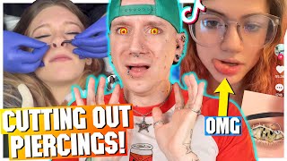 Piercer MESSED UP Her Septum Piercing BAD  New TikTok Piercing Fails 17  Roly [upl. by Sillyhp]