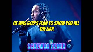 Kendrick Lamar quotThey Not Like Usquot LYRICS Slowed Down By SCREWVO [upl. by Oibesue289]