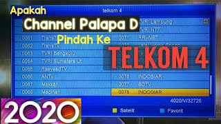 Channel TELKOM 4 Terbaru quotApakah Channel Palapa D pindah ke Telkom 4quot [upl. by Imled]