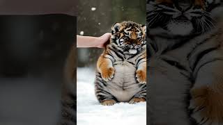 The Fat Tiger babytiger animals tiger cute [upl. by Aititel]