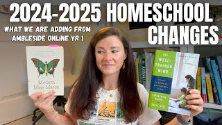 ADDING AMBLESIDE ONLINE to our 20242025 Homeschool Year  Charlotte Mason Curriculum [upl. by Leaffar]