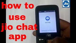 how to use jio chat app in jio phone [upl. by Hollenbeck]