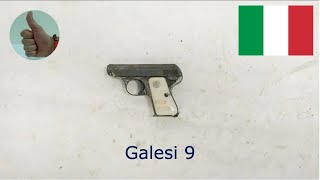 Galesi 9 Mod 1923Mod 1930 635 mm Browning 635x16 mmSR25 Auto [upl. by Eninej211]