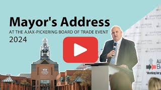 AjaxPickering Board Of Trade Mayors Breakfast Event 2024  Mayor Ashes Address [upl. by Gilead]