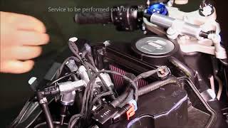 EBR 1190RX1190SX Service Manual  Fuel amp Intake  Air Filter Removal [upl. by Bred]