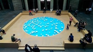 CLINAMEN 2013 by Céleste BoursierMougenot at National Gallery of Victoria  Melbourne Australia [upl. by Ocsic]