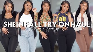 SHEIN FALL TRY ON HAUL PT 2  Luxury Tot [upl. by Retsub812]