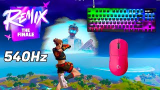 SteelSeries Apex Pro Mini ASMR 😴 Solo Gameplay 🏆 Satisfying Keyboard Fortnite 360 FPS 4K [upl. by Ariam]