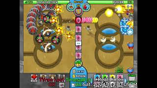 BTD Battles Surviving this long with cannons [upl. by Lady]