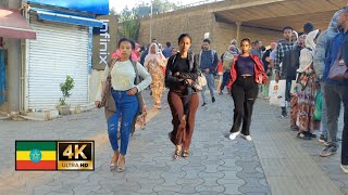 Megenagna  🇪🇹 Addis Ababa walking Tour 2023  Ethiopia [upl. by Nosyd]