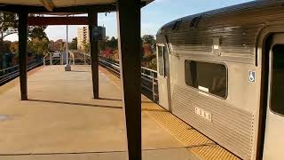 A PATCO TRAIN LEAVING WESTMONT ON THE WAY TO PHILADELPHIA [upl. by Ynottirb]